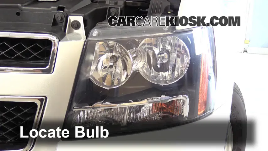 2013 Chevrolet Tahoe LT 5.3L V8 FlexFuel Luces Luz de carretera (reemplazar foco) 